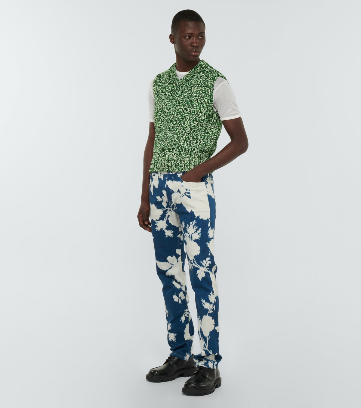 Tシャツ・カットソー MAISON MARGIELA Sage Green Wool Blend Vest Maison Margiela - Stole in Sage Green – Stoy