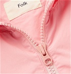 Folk - Packable Nylon and Cotton-Blend Hooded Jacket - Pink