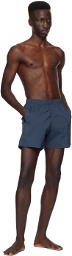 Jil Sander Blue Printed Swim Shorts