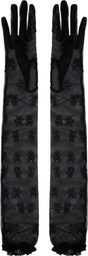 Valentino Garavani Black VLogo Signature Gloves