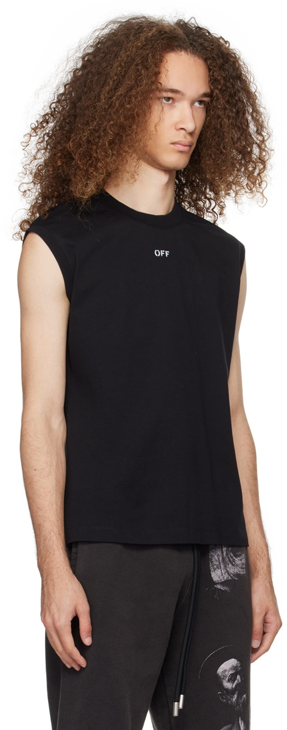 Off-White Black 'Off' Stamp Tank Top