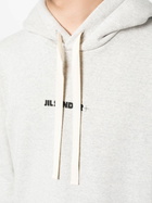 Jil Sander Logo-Print Cotton Hoodie