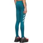 Off-White Blue Seamless Running Off Active Leggings