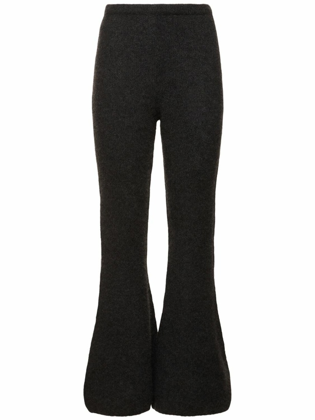 Photo: THE ROW Gregori Cashmere Knit Flared Pants