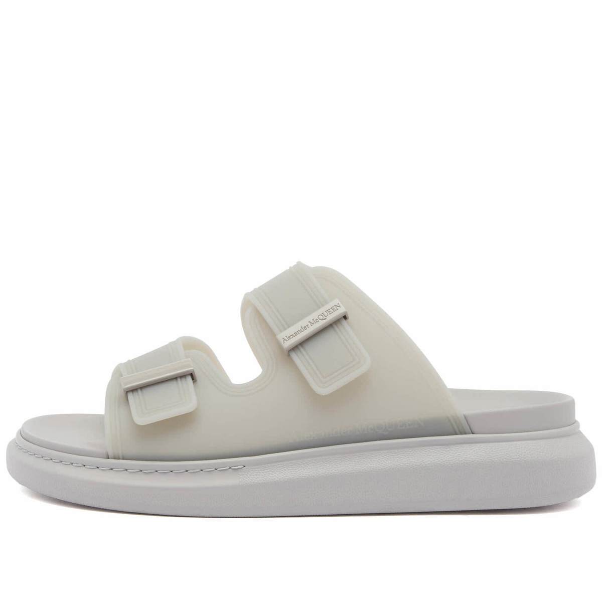 【関税&送料込】Alexander Mcqueen Oversize Hybrid Sandal Alexander McQueen Men's Hybrid Sandal in Ash Grey Alexander