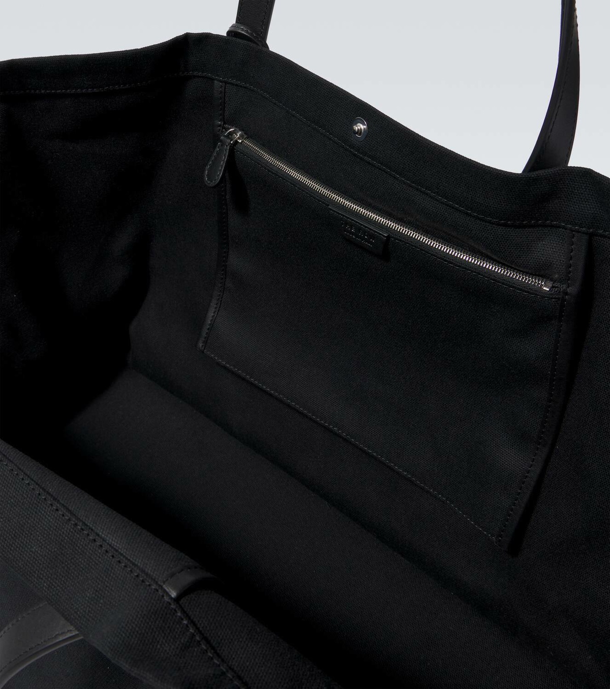 送料関税込■The Row■Idaho XL レザートリム キャンバス トート The Row Idaho XL leather-trimmed canvas tote bag The Row