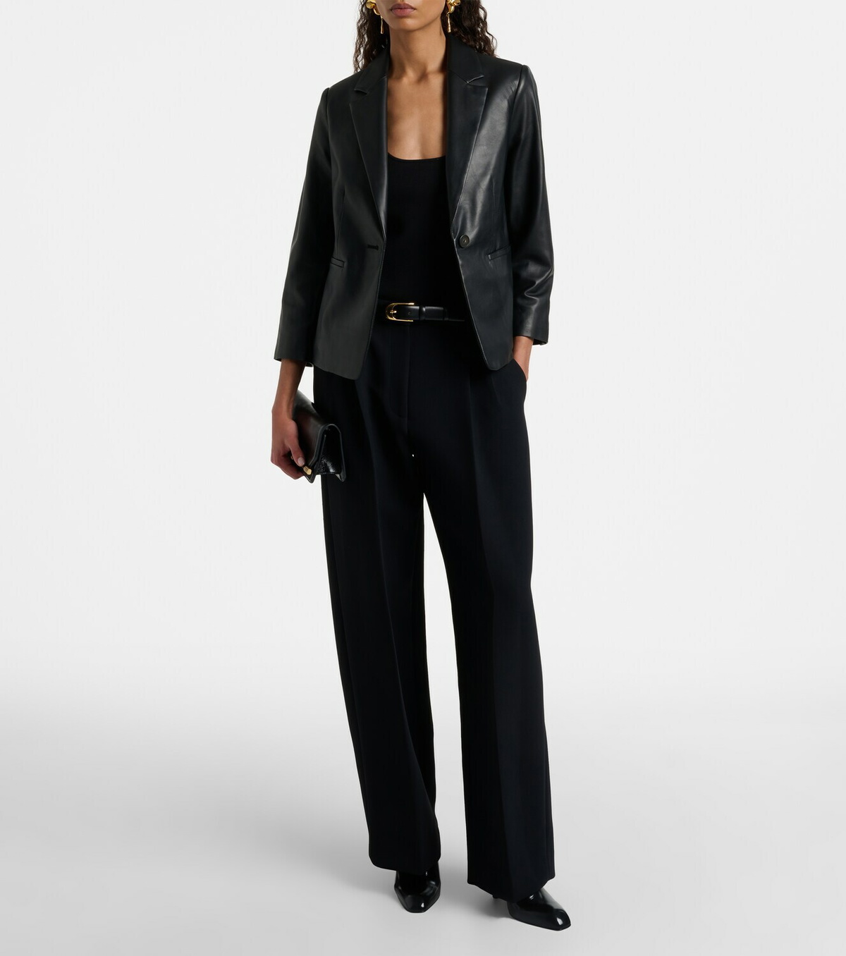 Vince Leather blazer