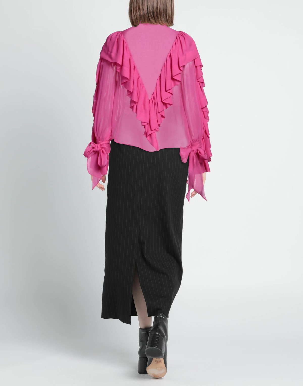 Rochas Womens Shirt in Fuchsia
