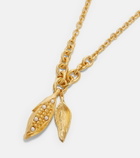 Chloé Faux pearl-embellished chain necklace