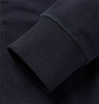 Moncler Genius - 2 Moncler 1952 Logo-Intarsia Loopback Cotton-Jersey Zip-Up Hoodie - Blue