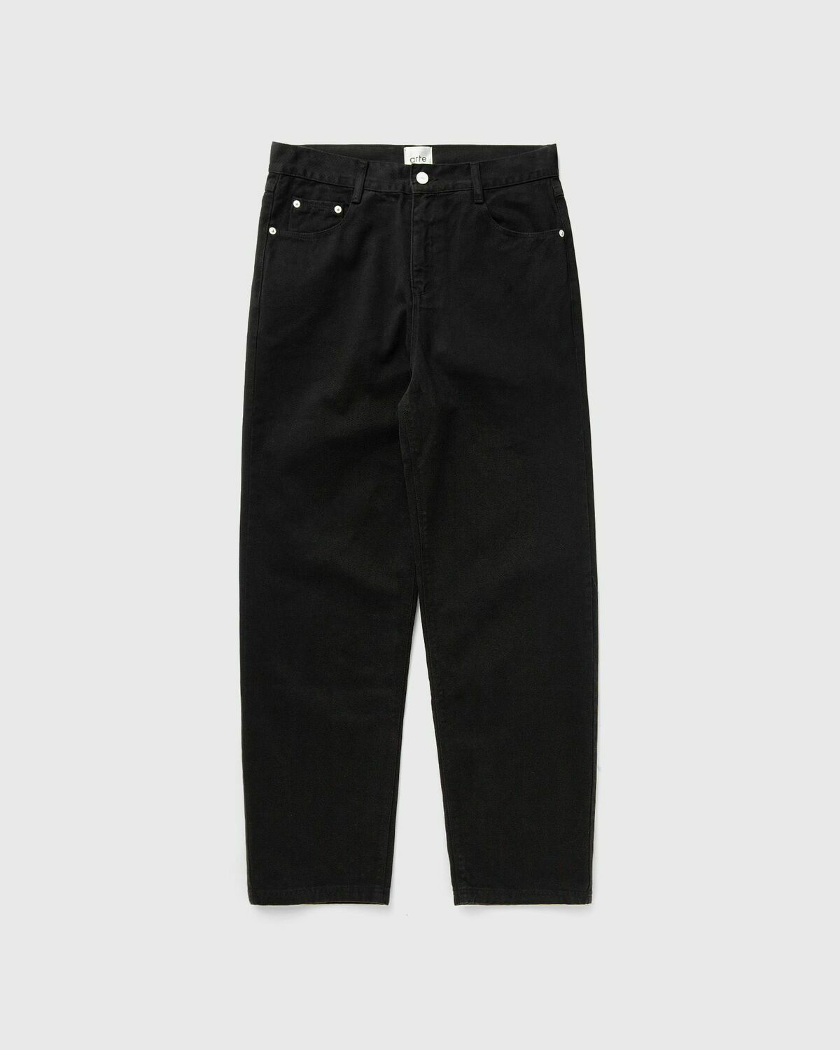 Arte Antwerp Arte Round Pocket Embroidery Jeans Black Jeans