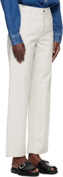 Carhartt Work In Progress Off-White Mercer Stripe Jeans