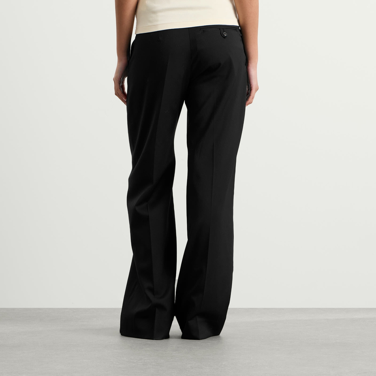 Our Legacy Women's Universe Trousers in Black Worsted Wool