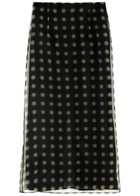 16 Arlington Dia Printed Chiffon Midi Skirt Green