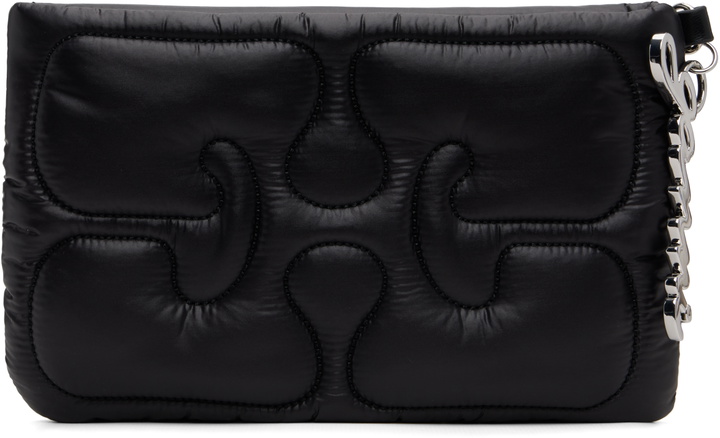 Photo: GANNI Black Quilted Re-Tech Pouch