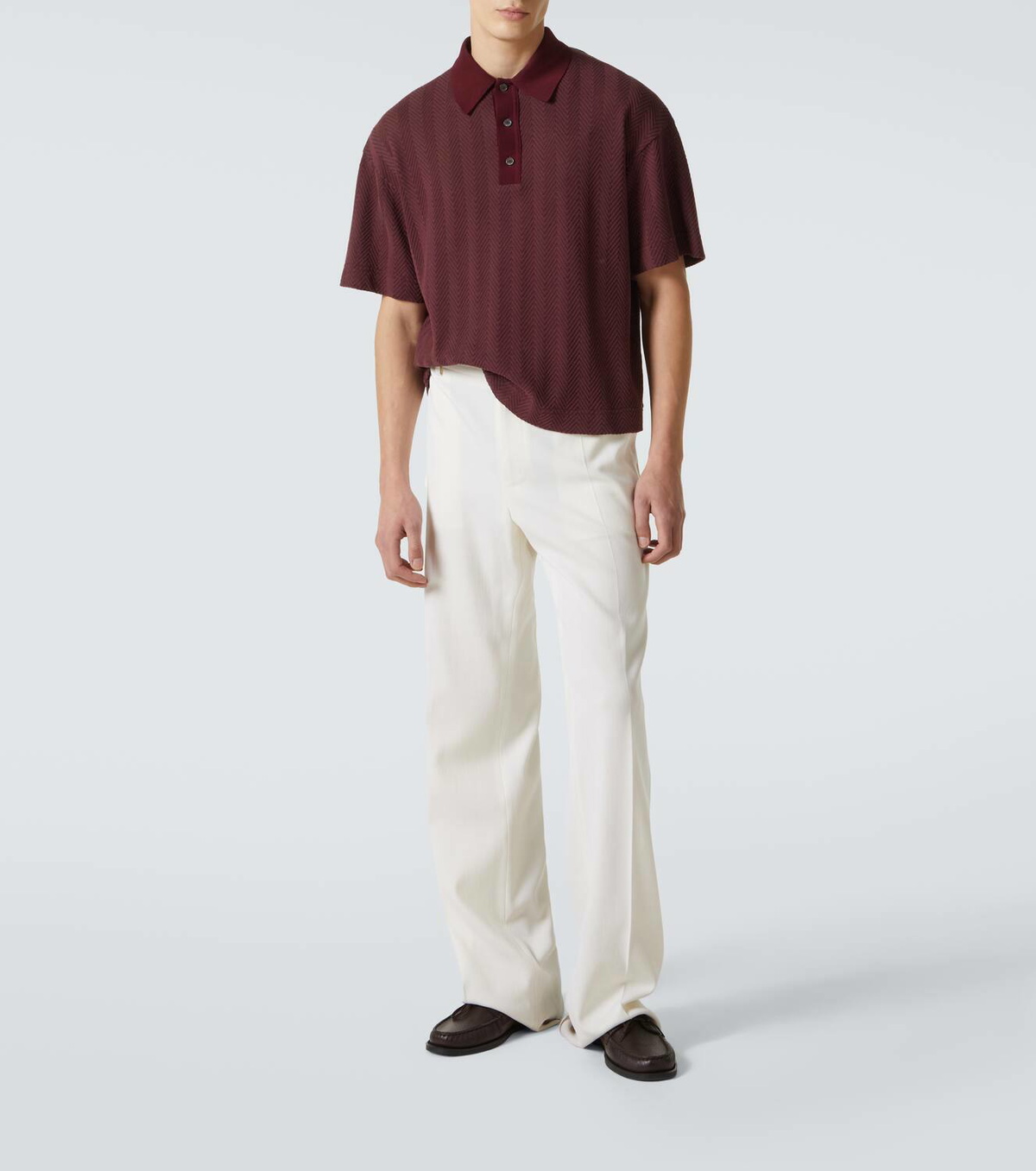 Missoni Zigzag cotton-blend polo shirt