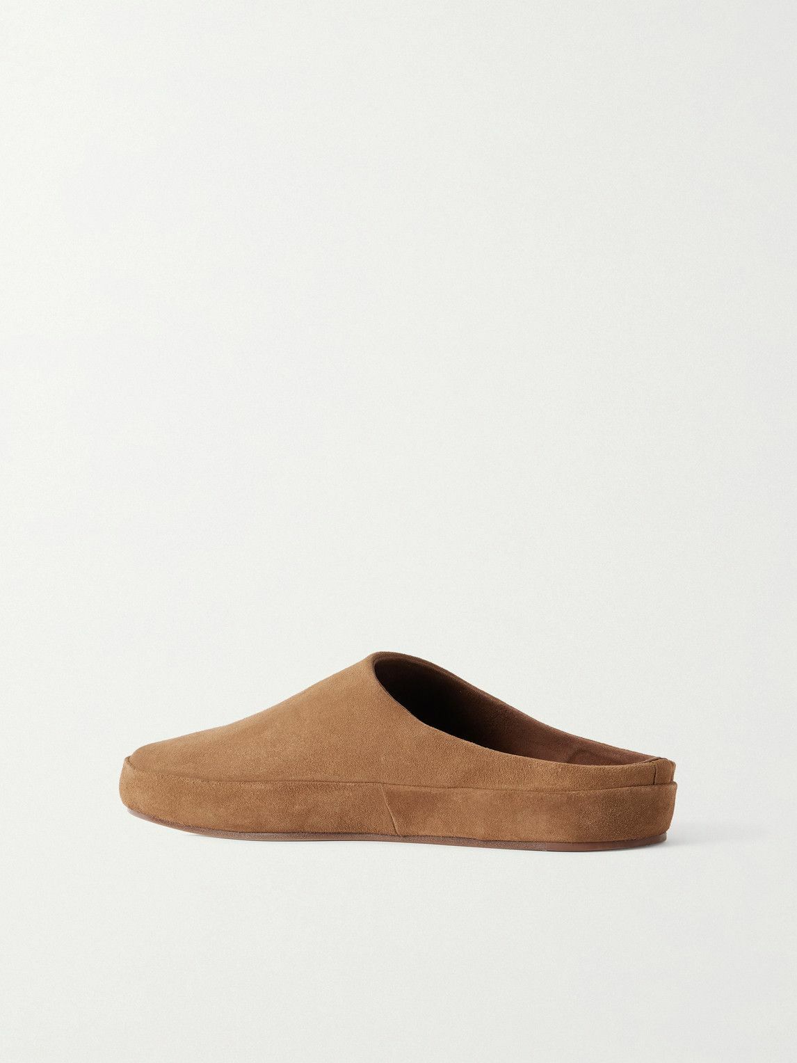 Loro Piana - Tomori Suede Slippers - Brown