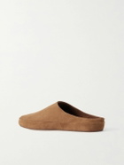 Loro Piana - Tomori Suede Slippers - Brown