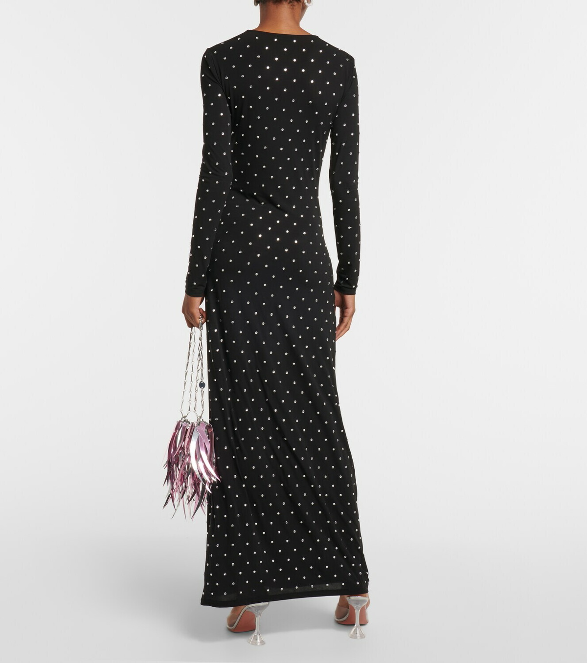 Rabanne Crystal-embellished maxi dress Paco Rabanne