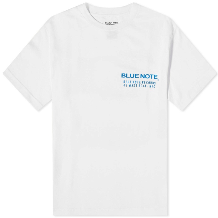 Photo: Wacko Maria Men's Blue Note Type 1 T-Shirt in White