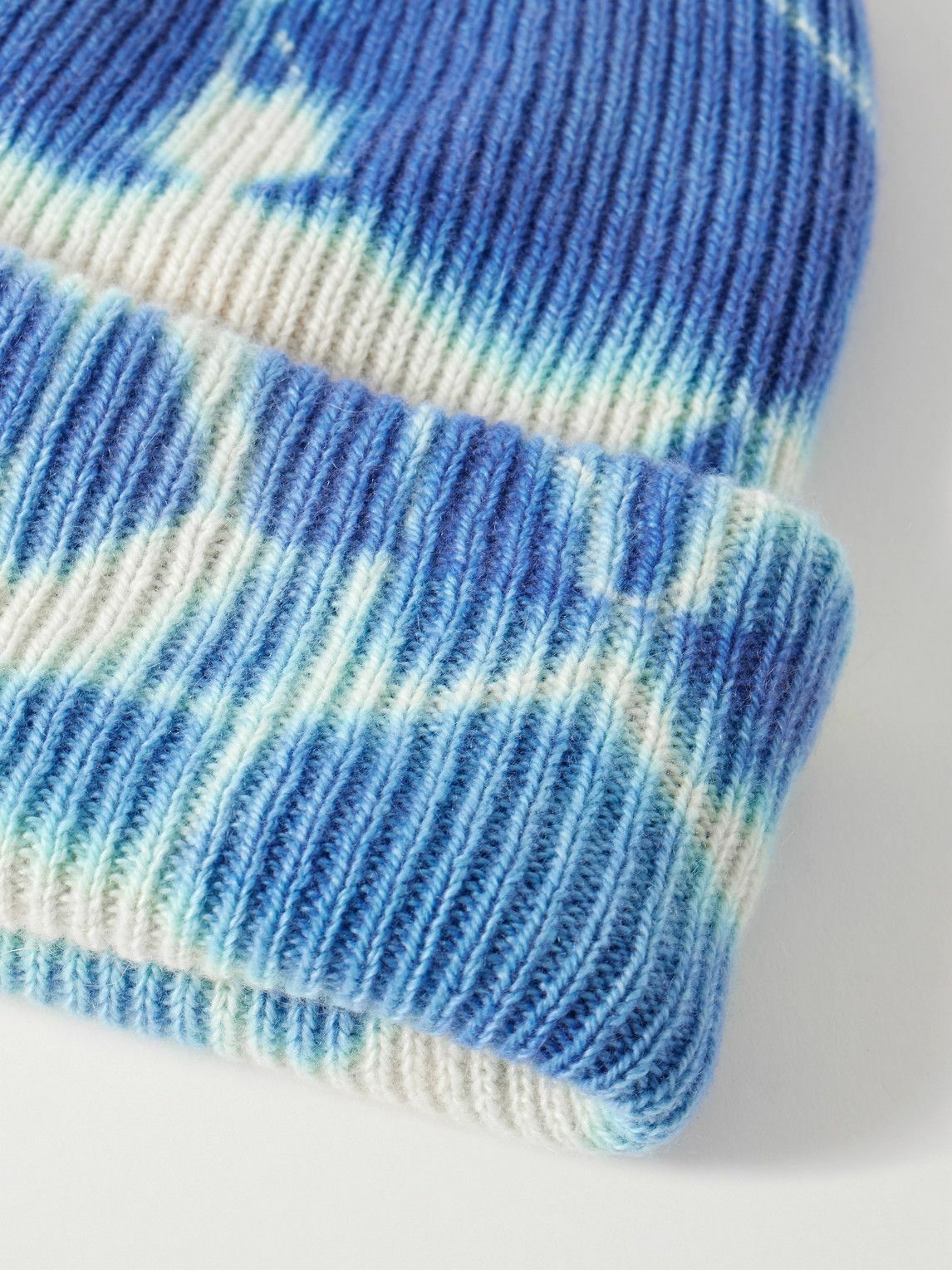 The Elder Statesman - Hot Parker Tie-Dyed Ribbed Cashmere