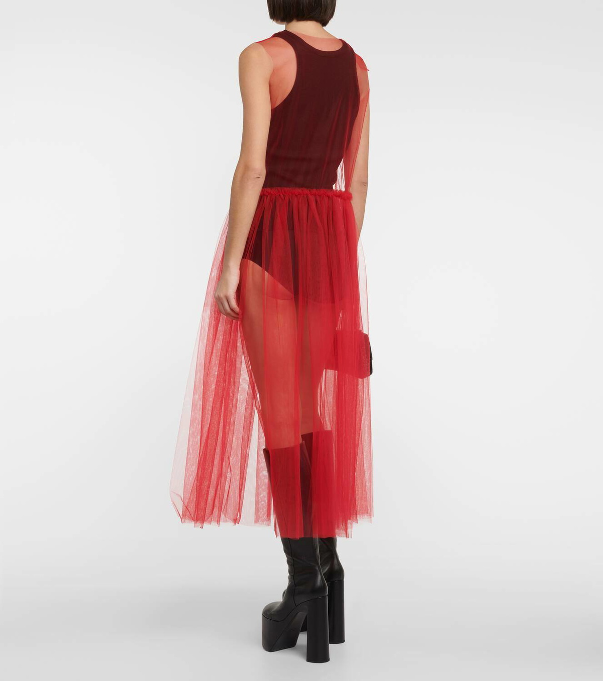 Noir Kei Ninomiya Tulle maxi dress