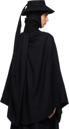 ISSEY MIYAKE Black Petal Cap