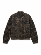 KAPITAL - Boro Distressed Patchwork Cotton and Linen-Blend Jacket - Brown