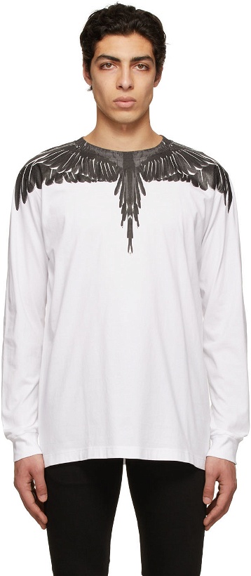 Photo: Marcelo Burlon County of Milan White Long Wings T-Shirt