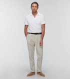 Loro Piana - Cotton and silk polo shirt