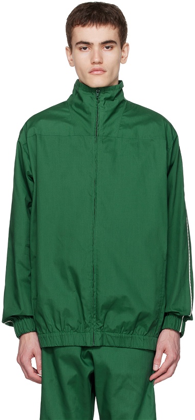 Photo: CHLOé NARDIN Green Piping Jacket