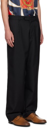 Bally Black Pleated Trousers