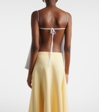 Jacquemus Voile open-back jersey top