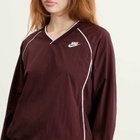Nike Women's Windrunner Pullover in Burgundy/Sail