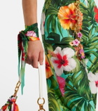 Dolce&Gabbana Floral silk twill scarf
