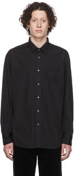 Ralph Lauren Purple Label Black Cotton Shirt