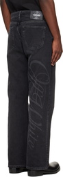 Off-White Black Script Logo 90s Skate Jeans