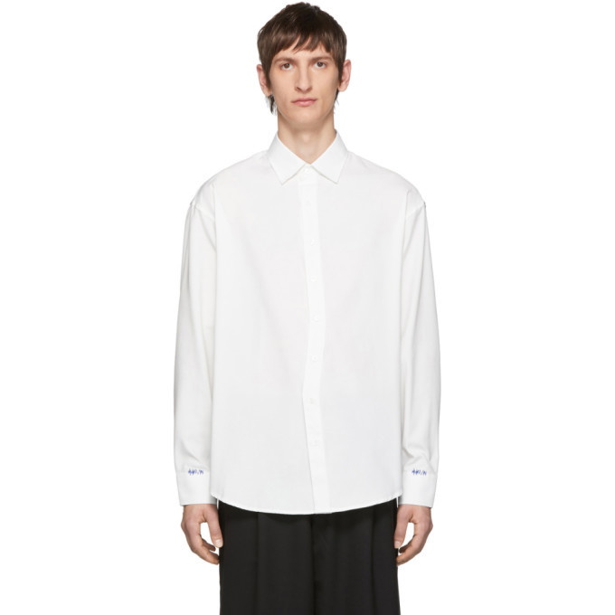 Photo: ADER error White Oversized Poplin Shirt