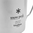 Snow Peak Titanium Double Wall Cup - 300ml in Silver
