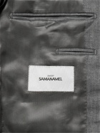 Saman Amel - Linen Blazer - Gray