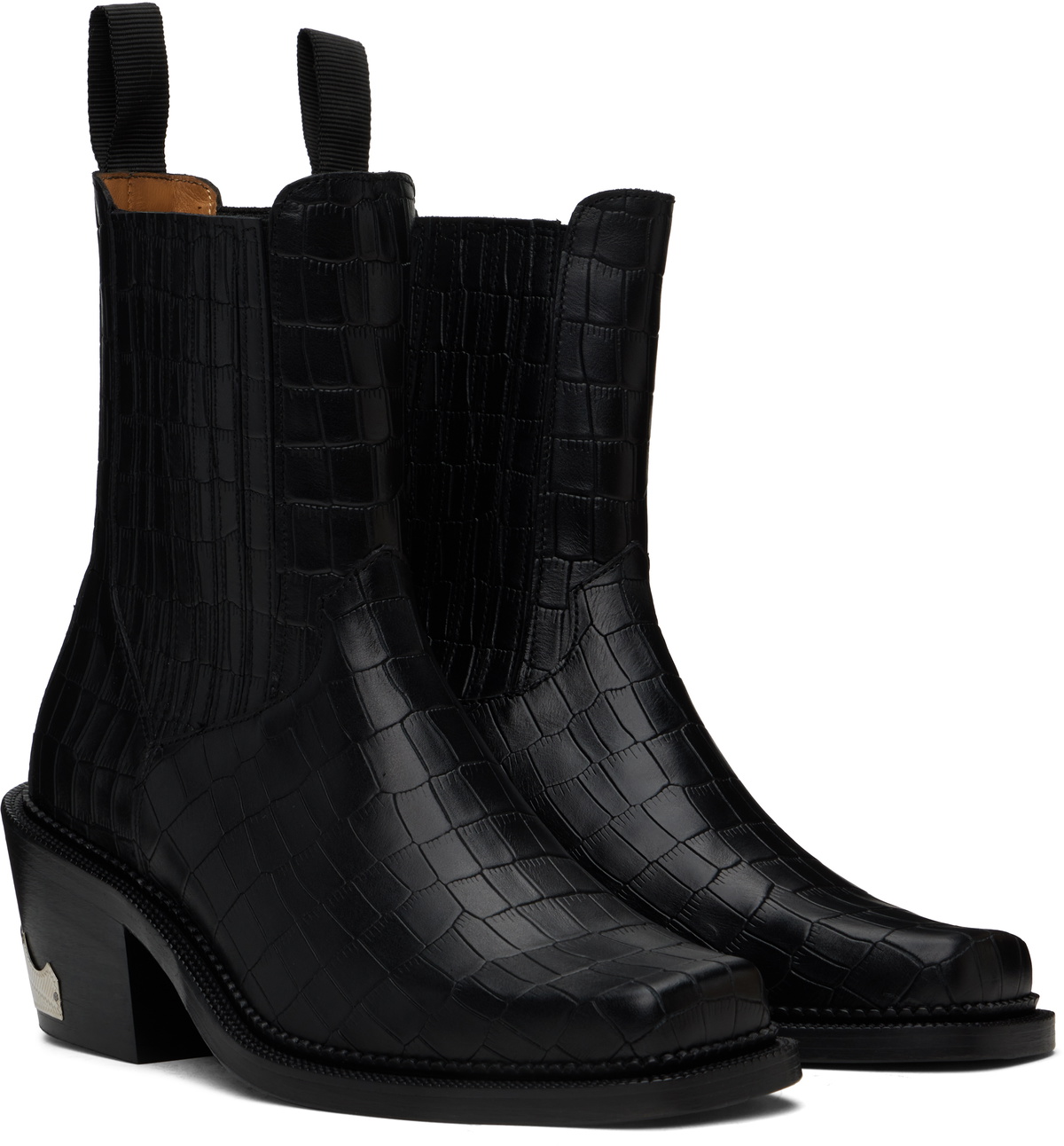 Toga Virilis SSENSE Exclusive Black Chelsea Boots
