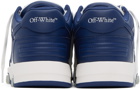 Off-White White & Navy Out Of Office Sneakers