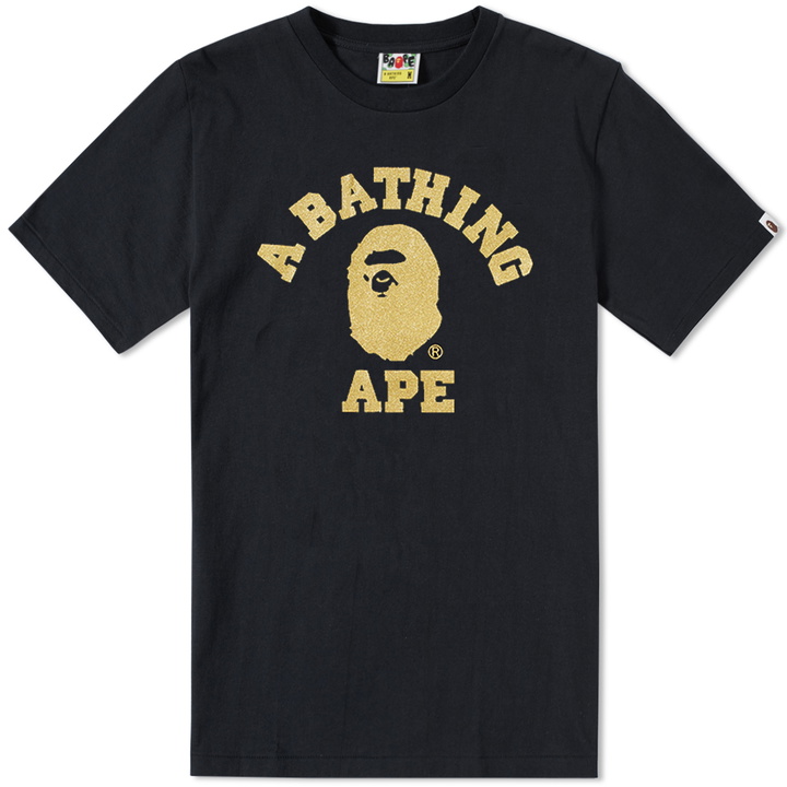 Photo: A Bathing Ape Glitter College Tee