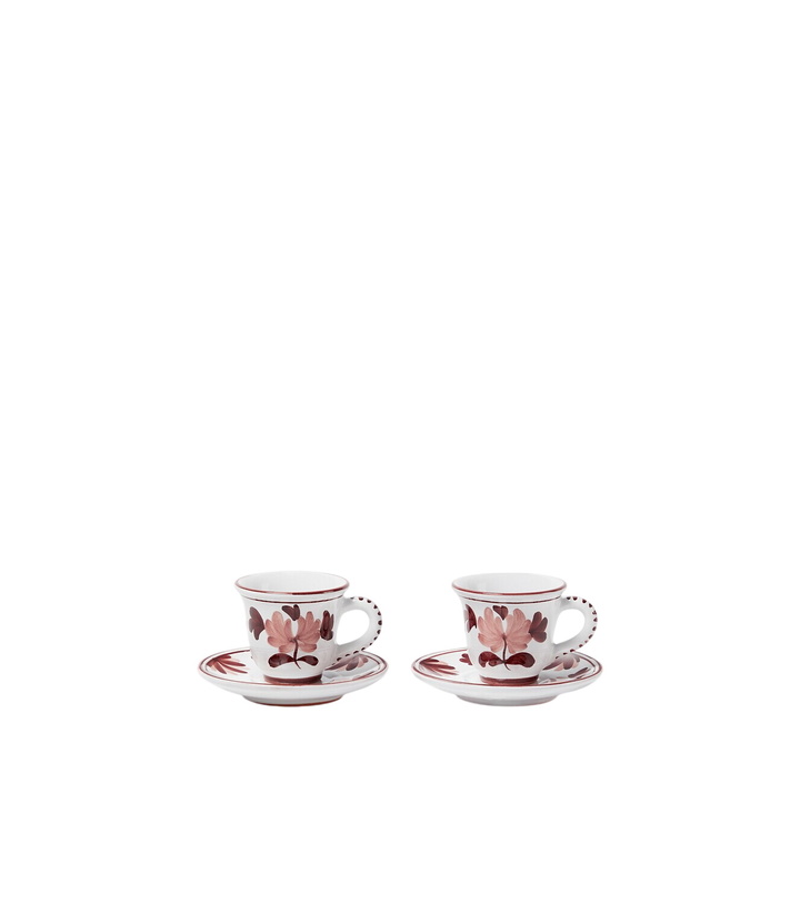 Photo: Cabana Blossom set of 2 espresso cups and saucers