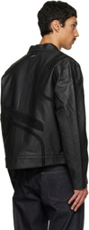 Deadwood Black Hiro Leather Moto Jacket