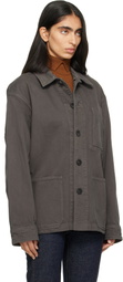 COOR Gray Dyed Moleskin Chore Jacket