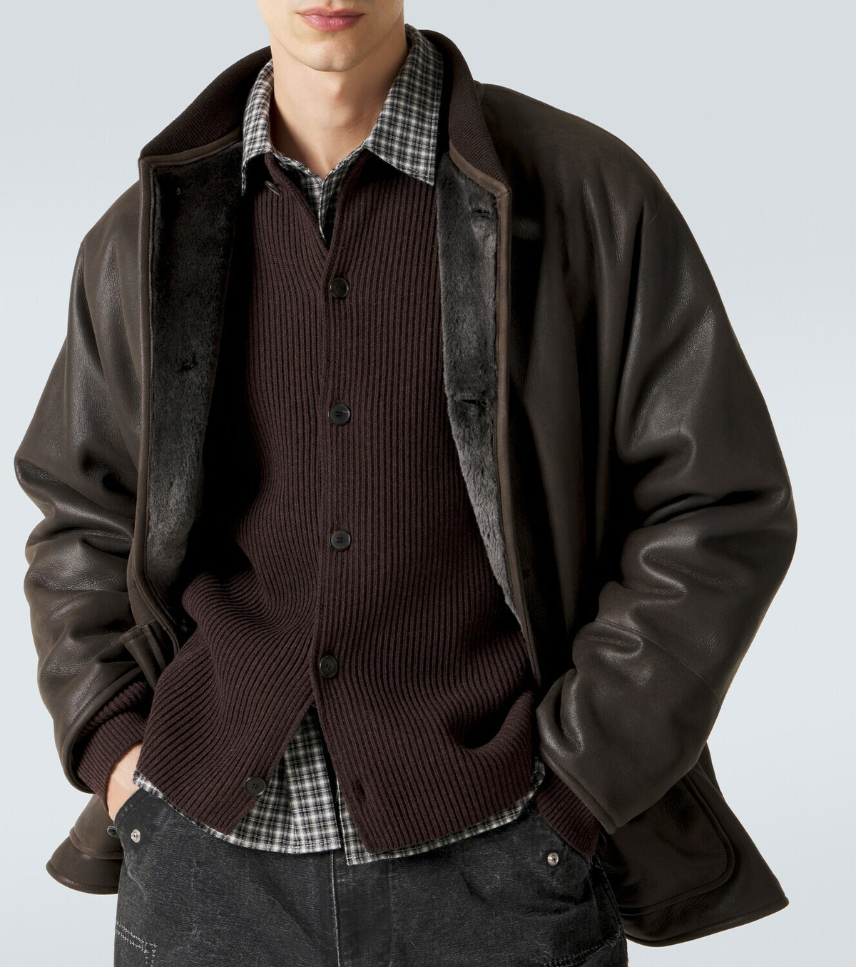 A.Presse Leather jacket