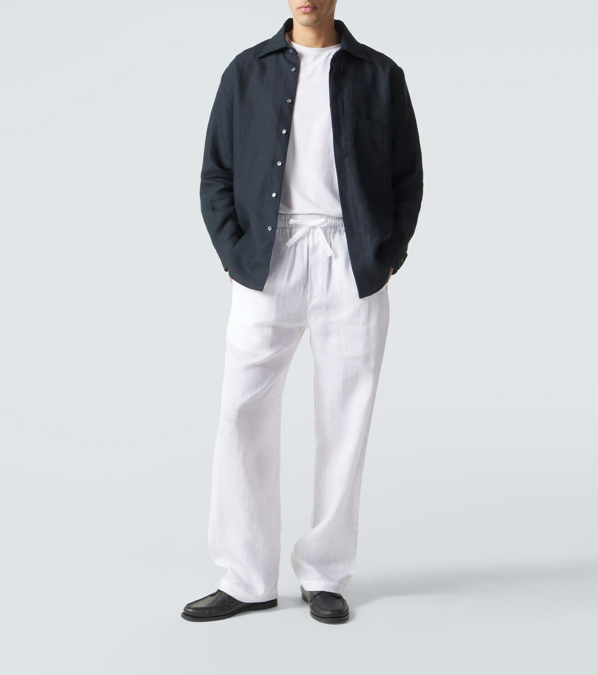 Saman Amel Linen overshirt