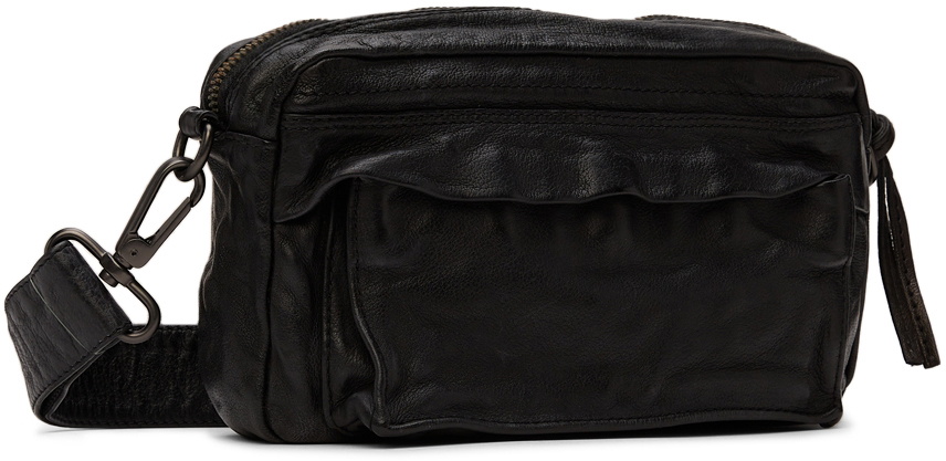 Officine Creative Black Helmet 01 Messenger Bag
