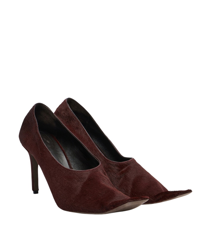 Photo: Khaite Marlene calf hair pumps